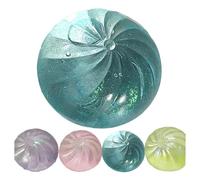 4PCS Giant Glitter Squishy Toys - Cute Round Dumpling Toy, Soft Slow-Rise Sensory Squeeze Toys for Stress Relief, Party Bag Fillers, Squishy Toy Novelty Gift for 2026 New Year, Birthday, Holiday (A)