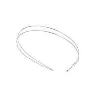 4pcs Girl Headband Metal Hairbands Accessory for Daily Use and Party | Silver Finish, Comfortable to Wear, Exquisite Chic Style, Lovely Decorative Piece for Women