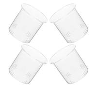 4pcs Glass Tea Pot Filter Replacement with Mesh Insert | Reusable Detachable Glass Part, Fine Leaf Separation, for Herbal and Blooming Tea, Easy Cleanup