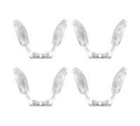 4Pcs Glasses Nose Piece Silicone Pads Nose for Sunglasses Spectacles Non-Slip Design Reduce Burden on Prevent Slipping Comfortable Glasses Bridge Pad Silicone