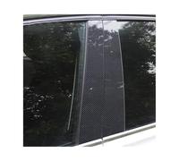 4Pcs Gloss Black Pillar Post For CLS C219 2006 2007 2008 2009 2010 2011 Door Side Window Decor Cover ATGCBCAUF(Carbon fiber look)