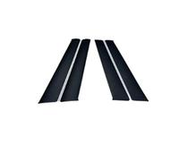 4Pcs Glossy Black Pillar Posts Door Side Window Cover For Peugeot 307 2001 2002 2003 2004 2005 2006 2007 2008