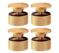4Pcs Gold Coated Helmet Fasteners for Pipeliner Headgear