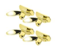 4pcs Golden Acrylic Butterfly Toilet Seat Lid Lifter Decorative