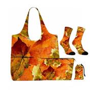 4Pcs Golden Autumn Leaves1 Gifts for Women Girls Leaves Lover