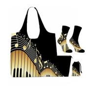 4Pcs Golden Music Notes1 Gifts for Women Girls Notes Lover