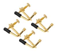 4PCS Golden Violin Fine Tuners String Adjusters Spinner Fiddler Strings Adjuster