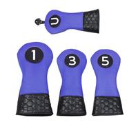 4Pcs Golfs Club Covers PU Golfs Iron Headcover Club Head Covers Gifts Men Women Driver Putter Putter Protective Guard