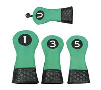4Pcs Golfs Club Covers PU Golfs Iron Headcover Club Head Covers Gifts Men Women Driver Putter Putter Protective Guard
