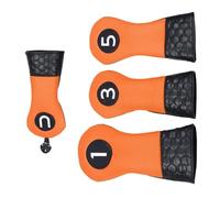 4Pcs Golfs Club Covers PU Golfs Iron Headcover Club Head Covers Gifts Men Women Driver Putter Putter Protective Guard