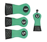 4Pcs Golfs Putter Covers Protective Guard Mallets Headcover Head Covers Club Protector Golfs Iron Headcovers
