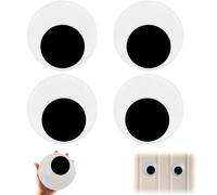 4pcs Googly Eyes, 8cm Large Self Adhesive Wiggle Eyes for DIY Crafts | Googly Eyes with Self Adhesive Backing, Large Wiggle Eyes for Crafts, DIY Projects, Toys and Home Decor