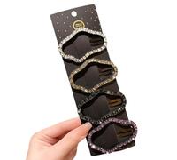 4pcs Gradient Color Love Hairpins Women's Side Bangs Bb Clip For Broken Headpiece Accessories Hair Hair