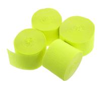 4pcs Green Crepe Paper Roll for Party Decorations and Craft Projects
