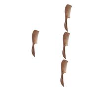 4pcs Green Sandalwood Comb Wooden Beard Comb Sandalwood Hair Brush Japanese Hair Comb Teasing Combs for Women Vintage Comb Wood Hair Detangler Comb Women's Natural Fine Tooth Comb