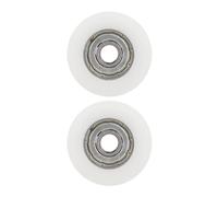 4PCS Greenhouse Door Wheel, Shower Door Rollers Assembly Halls Replacement Kits 30mm Greenhouse Sliding Door Wheel Roller Kit