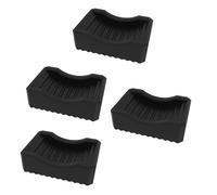 4Pcs Griddle Leveling Shims Kits Rubber Grills Levelers Outdoor for Griddle Shims Stackable Adjustable Grill Feet