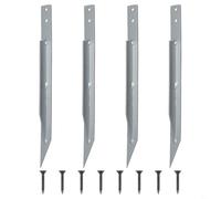 4Pcs Ground Anchors For Rose Arch Heavy Duty Metal Swing Ground Anchor Set For Wooden Structures Garden Swing Secure Anchor