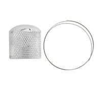 4Pcs Guitar Dome Control Knobs, Silver & 1Pcs 8 Feet Cupronickel Fret Wire Fingerboard Frets 2.9Mm Width for