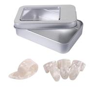 4Pcs Guitar Finger Picks Flat Thumbpicks Thumb And Finger Picks For Fingerstyle Acoustic Guitar Banjo Or Ukulele For Acoustic Bass Banjos