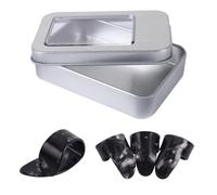 4Pcs Guitar Finger Picks Flat Thumbpicks Thumb and for Fingerstyle Acoustic, Banjo or Ukulele Thumb and Accessories