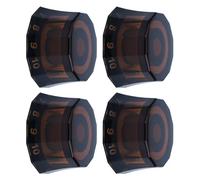 4pcs Guitar Knobs Round Volumes Tone Control Knobs Replacement Speed Control Knobs for Electric Bass Guitar Accessories Volumes Knob Parts