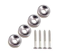 4Pcs Guitar Neck Mounting Screws Neck Joint Bushings Ferrules & Bolts Electric Guitar Neck Joint Mounting Ferrules