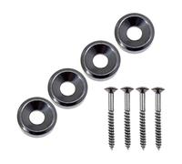 4Pcs Guitar Neck Mounting Screws Neck Joint Bushings Ferrules & Bolts Electric Guitar Neck Joint Mounting Ferrules