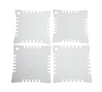 4pcs Guitar Notched Radius Gauges Fingerboard Measuring Tools FOR Luthier