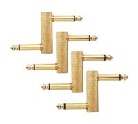 4Pcs Guitar Pedal Patches Connector Effect Pedals Convert Instrument Connector Effect Pedal Couplers Space Saving Z Type Connectors