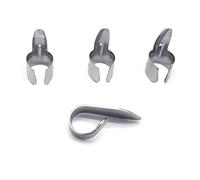 4Pcs Guitar Thumb Finger Picks Adjustable Stainless Fingertips Protector Plectrum Kits for Acoustic Banjo Ukulele Fingertip Thumb Finger for Acoustic Stainless Steel Adjustable Fingertip Kit Open
