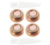 4PCS Hair Remover Replacement Heads Compatible with Generation 1 Finishing Touch Flawless Facial Hair Removal Tool, Heads Facial Hair Remover Replacement Heads for Women, Rose Gold