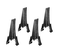 4pcs Hair Root Volume Clip, No Crease Black Plastic | Quick Volume Boost, Secure Scalp Fit, Prevents Shifting and Sliding, for Daily Styling and Last-minute Touch-ups