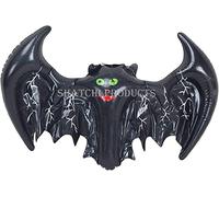 4Pcs Halloween Inflatable Bats 46cm x 36cm Scarry Spooky Blow-Up Toy Fancy Dress Party Horor Décor