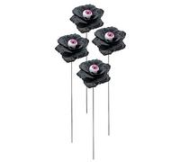 4Pcs Halloween Yard Sign Rose Eyeball Sign Outdoor Decorative Yard Halloween Stake Signs For Gardens Art Outdoor Decorations Garden Ornaments Decorations