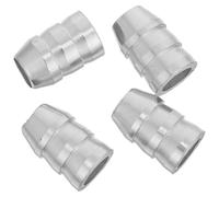 4pcs Hammer Handle Wedges Replacement Iron Silver 2.40x1.60x1.60cm