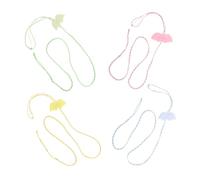 4pcs Hamster Harness and Leash Vest with Angel Wings for Small Pets | Nylon Cloth Build, Adjustable Fit, Resists Breaking, Outdoor Walks and Adventures for Chinchillas