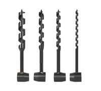 4PCS Hand Auger Wood Drill, Bushcraft Gear Hand Drill Survival Tools, Scotch Eye Wood Auger Hand Drill Bushcraft Tool for Camping,Outdoor,Hiking,Woodworking