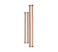 4Pcs Hanging Rod,Wooden Rod Round Sandalwood Hanging Wood Rods Pin Decoration Banner Pole Closet Holder Wooden Bar Clothes Rail for Home Crafts Laundry Room DIY
