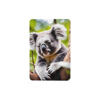 4pcs Happy Cute Koala Car Aroma Diffuser Rectangle Hanging Fragrance Tablet Car Interior Decoration Closet Shoe Closet Fragrance Freshener