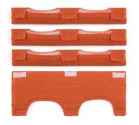 4PCS Hard Hat Sweatband, OIHCAZ Cotton Hard Hat Helmet Sweat Pads Self Adhesive Sweat Band Liner for Logging Helmets, Welding Helmets, Washable and Reusable Harded Hats Accessories