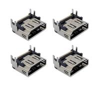 4Pcs HDMI Port Socket Connector Compatible for PS 5 Socket Jack Interface Connector Replacement for PS5 Console