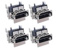 4Pcs HDMI Port Socket HDMI Port Socket Plug Jack Interface Compatible with Xbox One Slim Connector Replacement