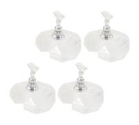 4pcs Heart Press Nail Stand for Practice, Acrylic Magnetic Holder | Reusable Setup for False Tips, Steady Painting Support, Portable Use at Home the Go