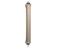 4PCS Heatless Curling Rods, Heatless Blowout Rods with Satin Silk Head Hair Scarf - No Heat Hair Rollers for All Hair Types - DIY Overnight Blowout Rods (Khaki, One Size)