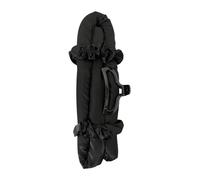 4pcs Heatless Curling Set - Satin Heatless Hair Curler 95cm Rod with Scrunchies and Clamp | No-Heat Hair Curlers, Overnight | Hair Styling Roller for Women, Damage-Free Curling (Black, 95cm)