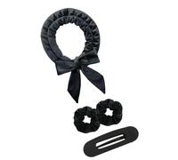 4PCS Heatless Fabric Hair Curlers Set Safe Overnight Curling Solution for Shining Hairstyle Portable Styling Accessories Heatless Curling Rod Set