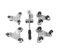4PCS Heavy-Duty Fur Dolly Set Triangular Iron Moving Dollies with Lifters for Easy Transport of Pool Tables & Heavy Furniture Perfect for Home Use