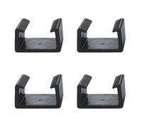 4Pcs Heavy Duty Plastic Sofa Connect Clamps Heat-Resistant Rattan Furniture Clips Useful Rattan Chair Fasteners for Garden Outdoor (8.3X4.8CM)