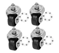 4pcs Heavy Duty Replacement Caster Wheels for Trailer Jack & Floor Jack - Durable Smooth-Rolling Perfect for Heavy Loads Easy Installation Universal Fit